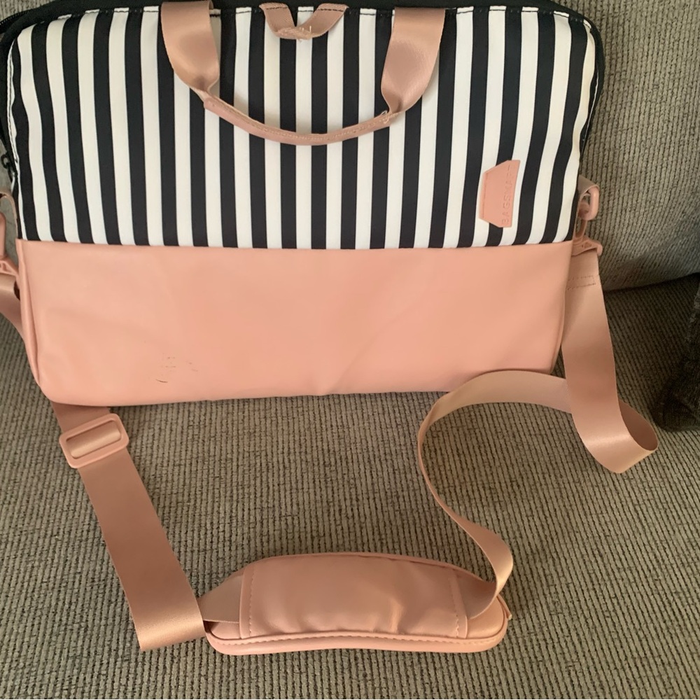 Pink laptop bag